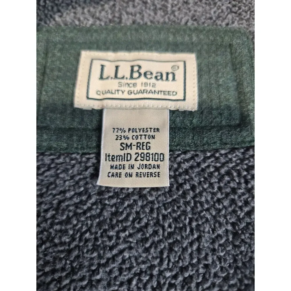 L.L. Bean Katahdin Iron Works Bonded Waffle Fleece Henley Men’s Small Reg 298100
